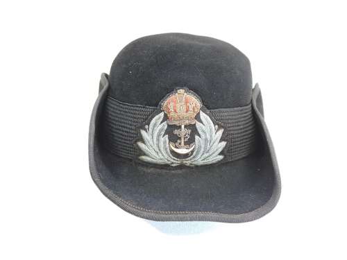 WW2 WRNS Officer Bicorn Hat