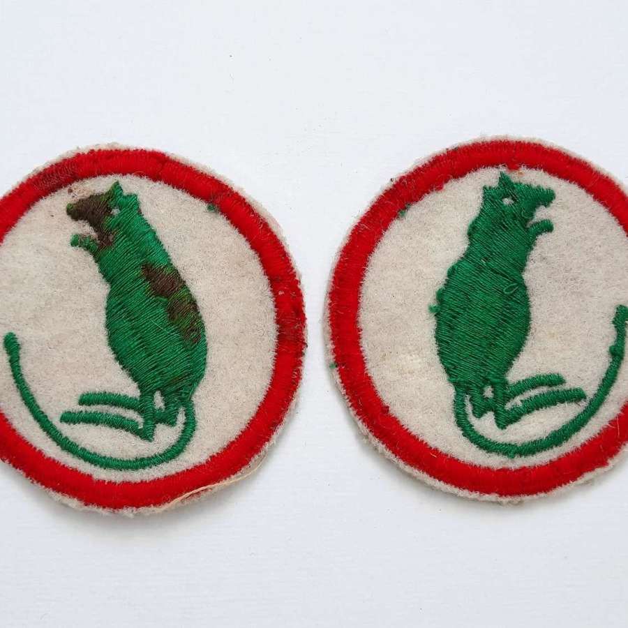 WW2 7th Armoured Brigade Patches