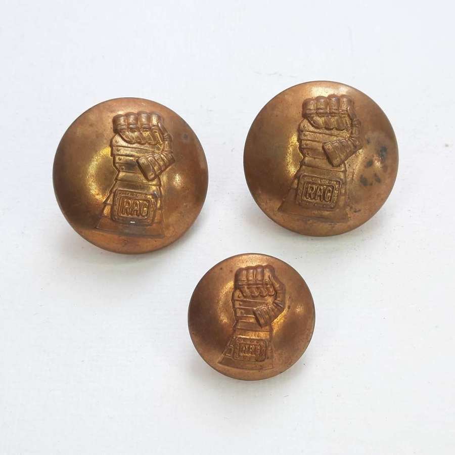 WW2 Royal Armoured Corps Buttons