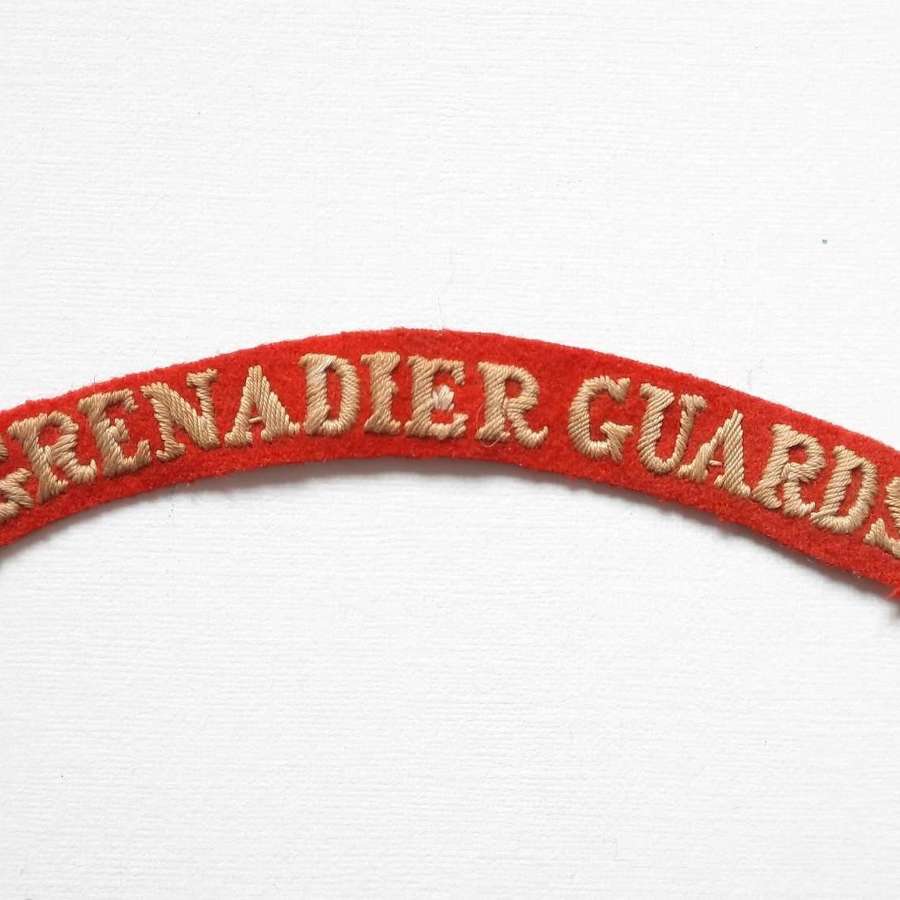 Grenadier Guards Shoulder Title
