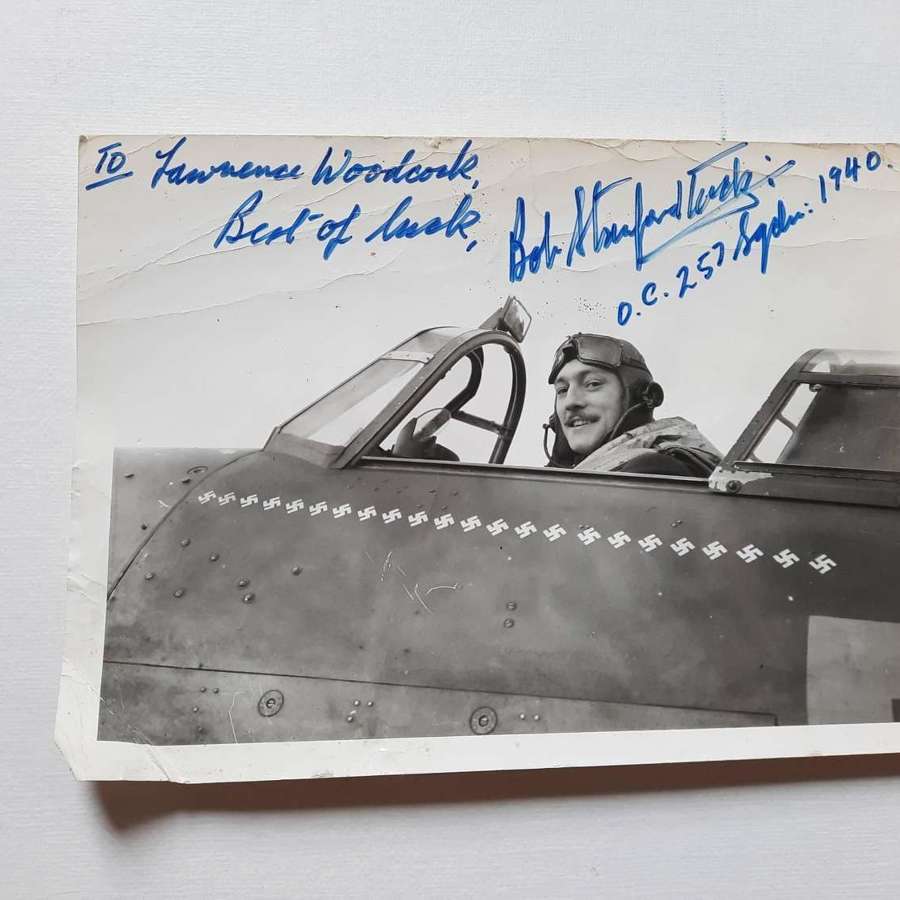 WW2 Robert Stanford Tuck Autographed Photo