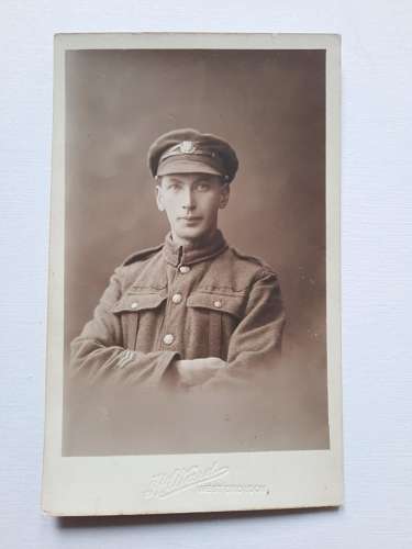 WW1 Soldier Army Ordnance Corps Portrait Postcard
