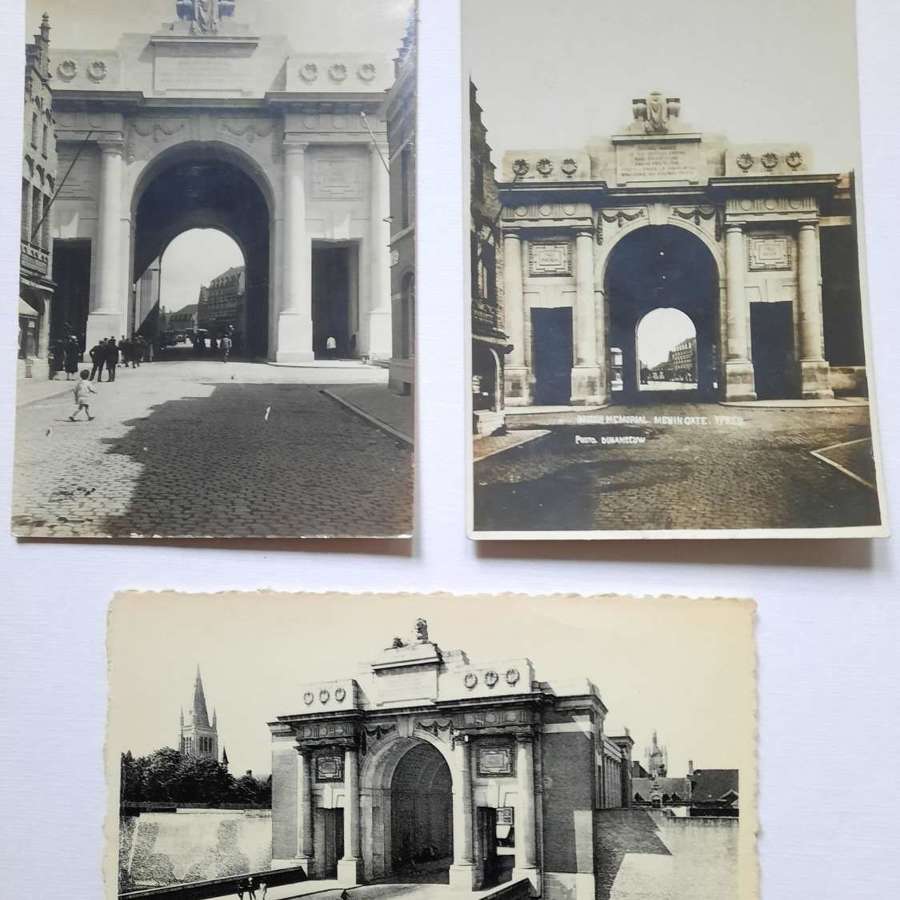 WW1 Menin Gate Memorial Postcards