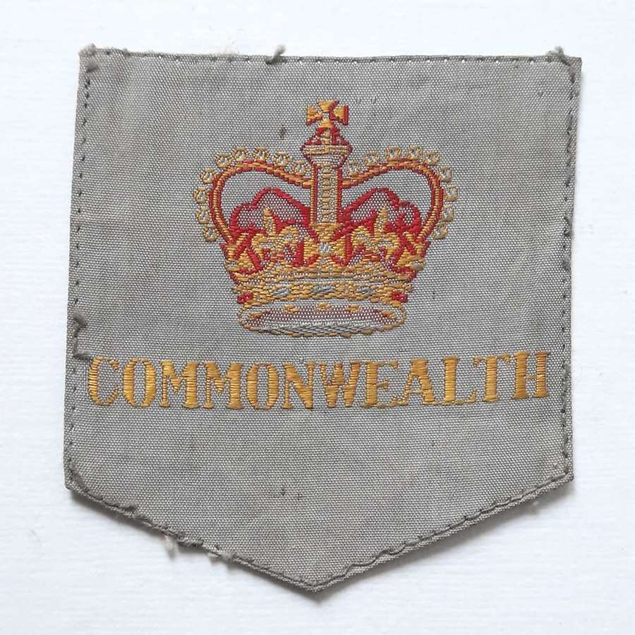 Post 1952 Commonwealth Forces Silk Patch