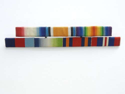 WW1 and WW2 Medal Ribbon Bar