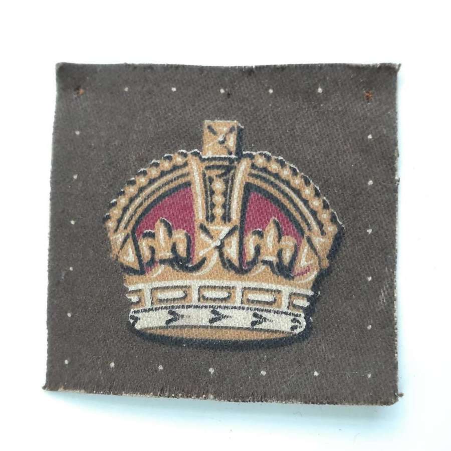 WW2 British Warrant Officer 2nd Class Printed Rank