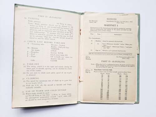 Martinet I Pilot's Notes