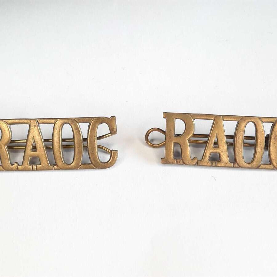 RAOC Shoulder Titles