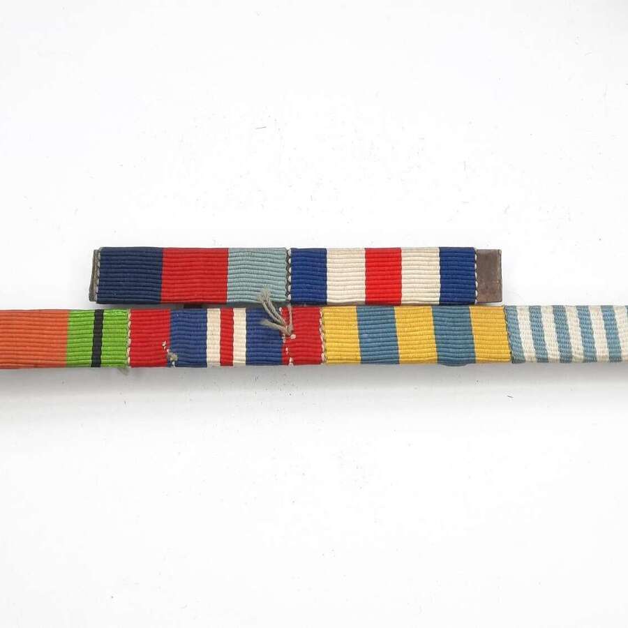 WW2 and Korean War Medal Ribbon Bar