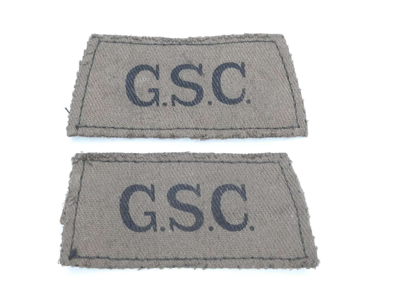 General Service Corps Printed Shoulder Titles
