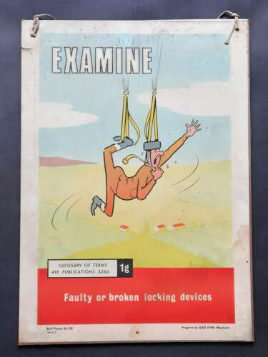 RAF Training Poster 'EXAMINE'