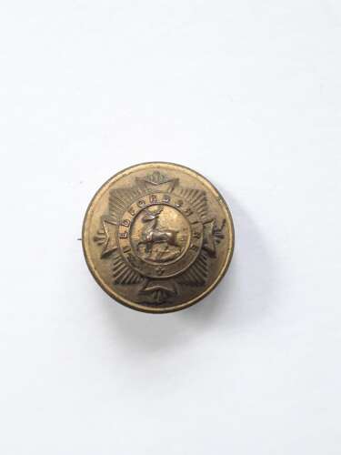 WW2 Bedfordshire Regiment Button Brooch