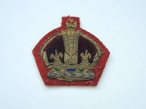 WW2 British Army Warrant Officer 2nd Class Bullion Patch