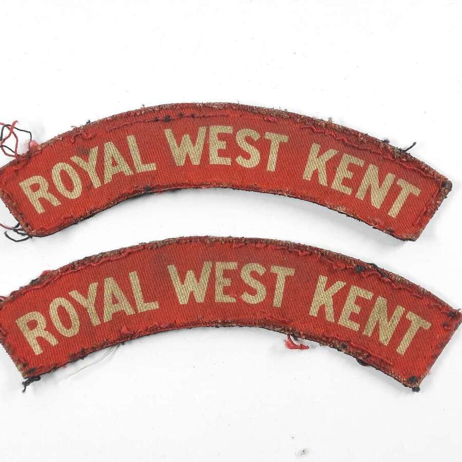 Royal West Kent Printed Shoulder Titles