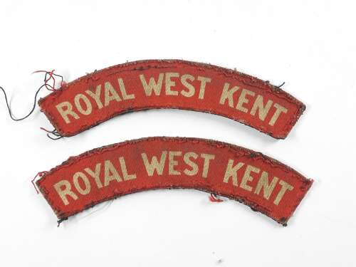 Royal West Kent Printed Shoulder Titles