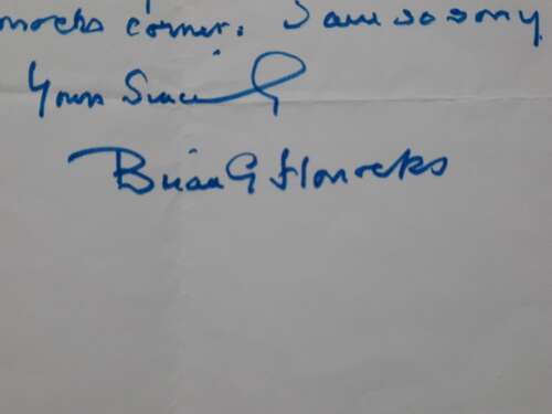 Lieutenant-General Sir Brian Horrocks Autograph,