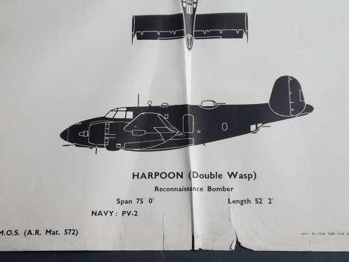 Lockheed Harpoon Recognition Poster
