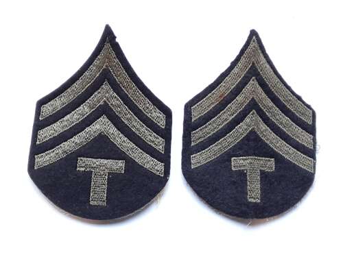 WW2 US Technical Sergeant Stripes
