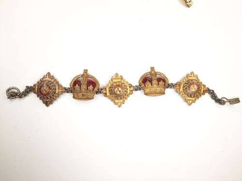 Pips and Crowns Bracelet