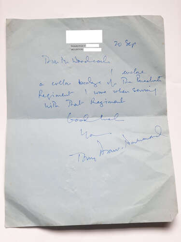 Maj General Anthony Dean-Drummond Autograph