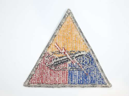 WW2 US Armored Division Patch Un-numbered