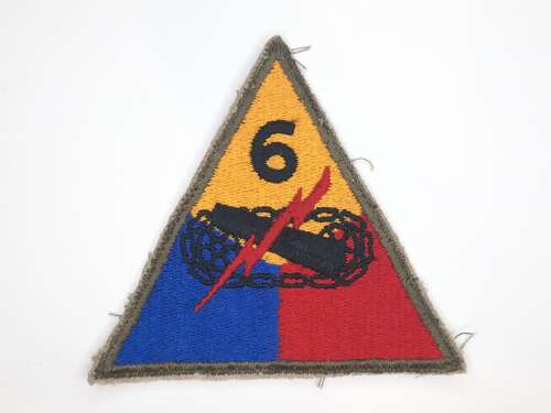 WW2 US 6th Armored Division Patch