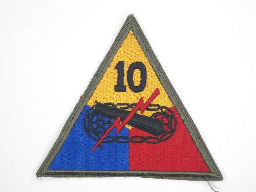 WW2 US 10th Armored Division Patch
