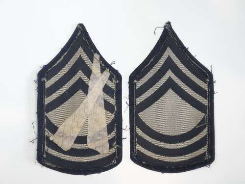WW2 US Army Master Sergeant Rank Stripes Pair