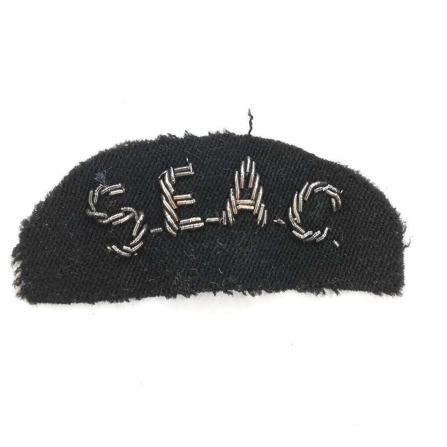 WW2 SEAC Shoulder Title