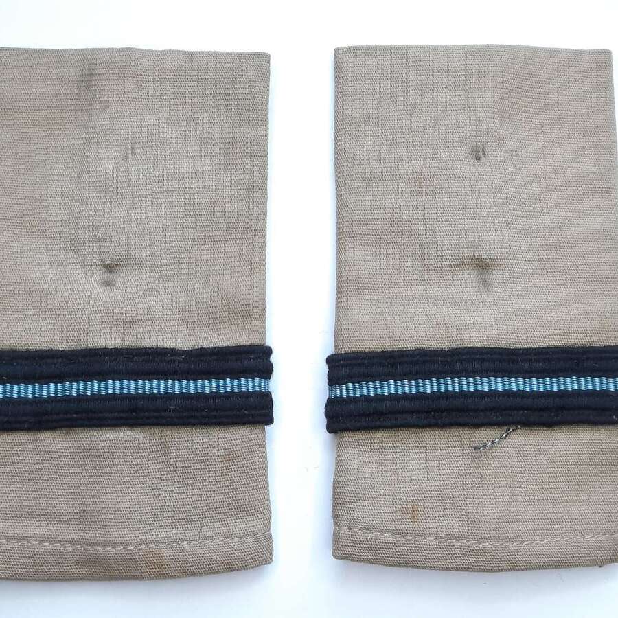 WW2 RAF Flying Officer Tropical Rank Slides