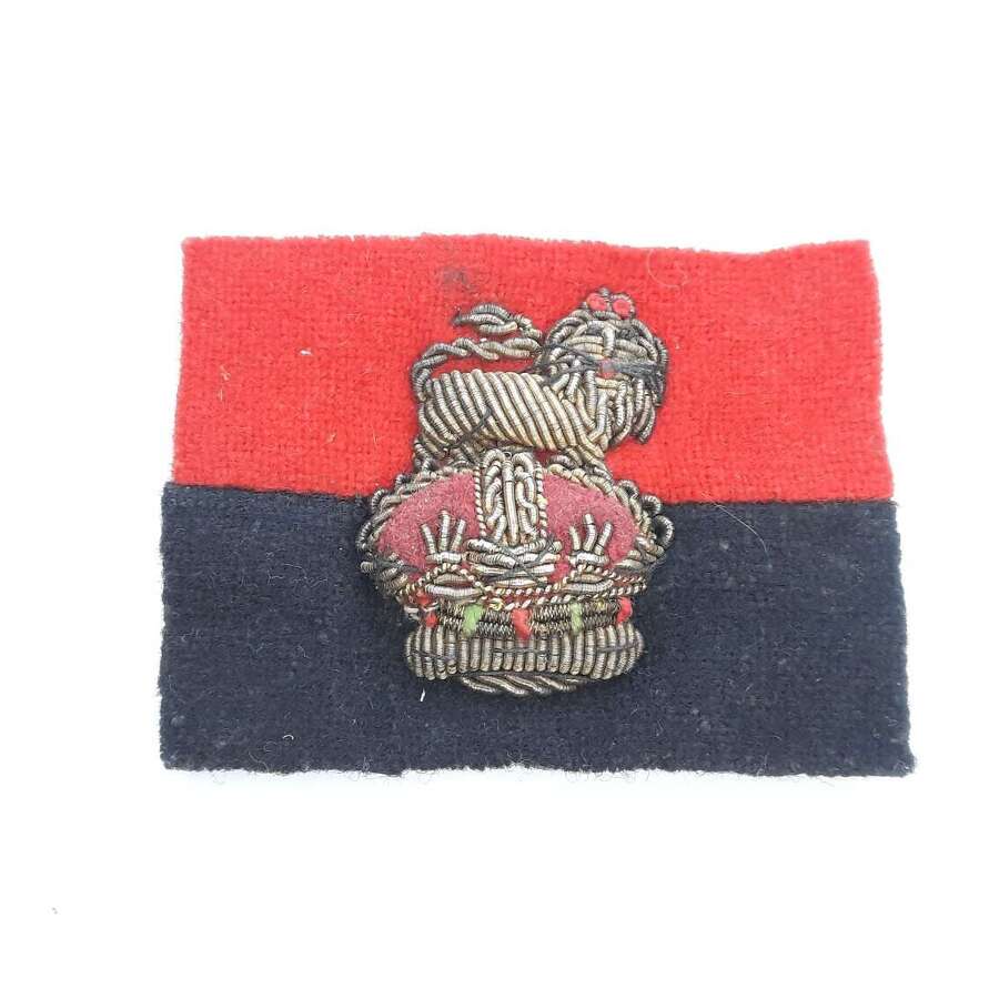 WW2 War Office Controlled Units Bullion Officer's Patch