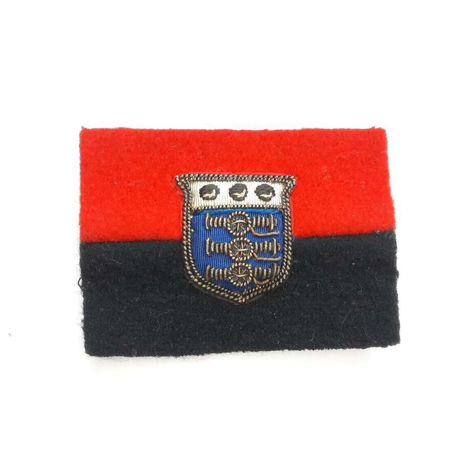 WW2 War Office Controlled Units RAOC Officer's Bullion Patch