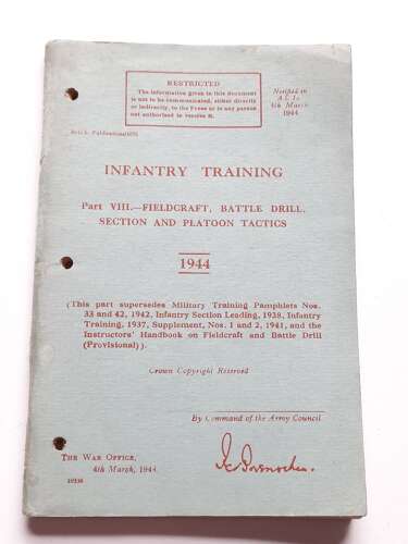 Infantry Training Part VIII 1944